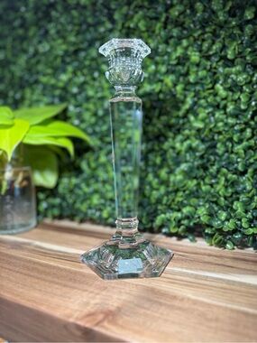 MIKASA 8 1/4" Cambridge Crystal Candlestick-Gorgeous